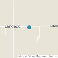 Map location of 14675 Landeck Rd, Delphos OH 45833