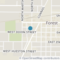 Map location of 202 W Dixon St, Forest OH 45843