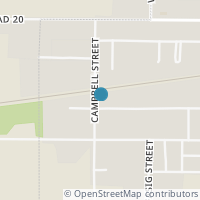 Map location of 106 S Campbell St, Forest OH 45843