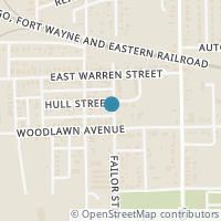 Map location of 1019 Hull Ave, Bucyrus OH 44820
