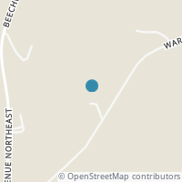 Map location of 12923 Warren Rd NE, Paris OH 44669
