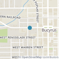 Map location of 241 W Mansfield St, Bucyrus OH 44820