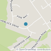 Map location of 14 Hemlock Dr, Long Valley NJ 7853