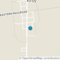Map location of 102 S Main St, Kirby OH 43330