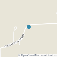 Map location of 33721 Teegarden Rd, Lisbon OH 44432