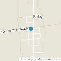 Map location of 133 N Main St Rear, Kirby OH 43330
