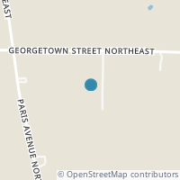 Map location of 12138 Georgetown St NE, Paris OH 44669