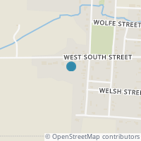 Map location of 307 W South St, Nevada OH 44849