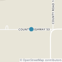 Map location of 11119 County Highway 53, Upper Sandusky OH 43351