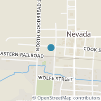 Map location of 101 N Garrett St, Nevada OH 44849