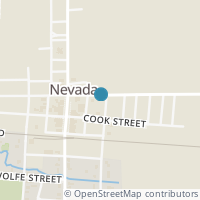 Map location of 109 E Center St, Nevada OH 44849