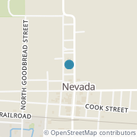 Map location of 313 N Main St, Nevada OH 44849