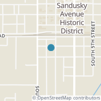 Map location of 326 S 7Th St, Upper Sandusky OH 43351