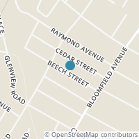Map location of 142 Beech St, Nutley NJ 7110