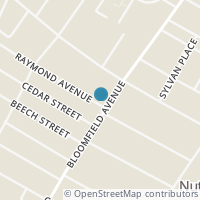 Map location of 104 Raymond Ave, Nutley NJ 7110