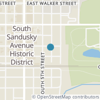 Map location of 213 E Johnson St, Upper Sandusky OH 43351