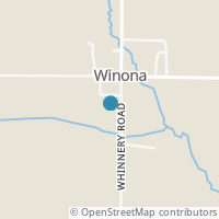 Map location of 5067 Whinnery Rd, Winona OH 44493