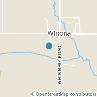 Map location of 5065 Whinnery Rd, Winona OH 44493