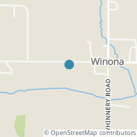 Map location of 31877 Winona Rd, Winona OH 44493