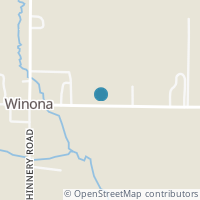 Map location of 32150 Winona Rd, Winona OH 44493