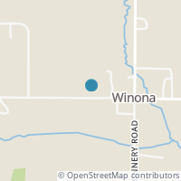 Map location of 31906 Winona Rd, Winona OH 44493