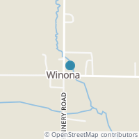 Map location of 4964 Whinnery Rd, Winona OH 44493