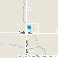 Map location of 4954 Whinnery Rd, Winona OH 44493