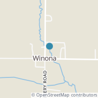 Map location of 4932 Whinnery Rd, Winona OH 44493