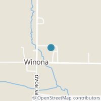 Map location of 32057 Cameron St, Winona OH 44493