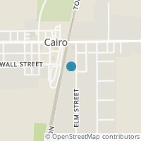 Map location of 137 Elm St, Cairo OH 45820