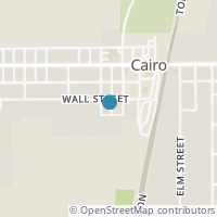 Map location of 211 Wall St, Cairo OH 45820
