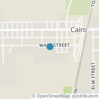 Map location of 309 Wall St, Cairo OH 45820