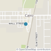 Map location of 117 Wall St, Cairo OH 45820