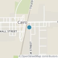 Map location of 119 Elm St, Cairo OH 45820