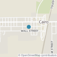 Map location of 308 Wall St, Cairo OH 45820
