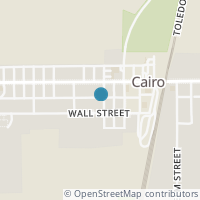 Map location of 104 Anthony St, Cairo OH 45820