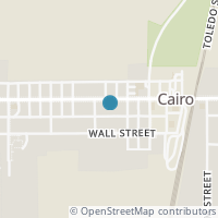 Map location of 315 W Main St, Cairo OH 45820