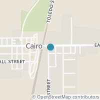 Map location of 126 E Main St, Cairo OH 45820