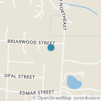 Map location of 2128 Briarwood St, Louisville OH 44641