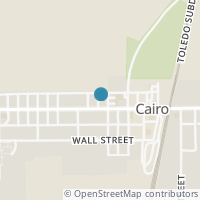 Map location of 306 W Main St, Cairo OH 45820