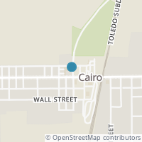 Map location of 202 W Main St, Cairo OH 45820