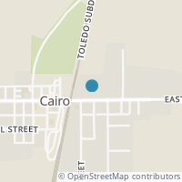 Map location of 131 E Main St, Cairo OH 45820