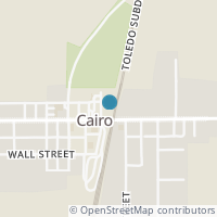 Map location of 100 W Main St, Cairo OH 45820