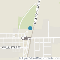 Map location of 100 Mill St, Cairo OH 45820
