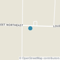 Map location of 14016 Louisville St NE, Paris OH 44669