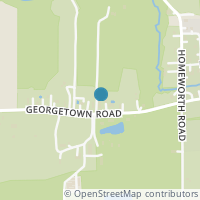 Map location of 22762 Georgetown Rd, Homeworth OH 44634