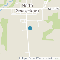 Map location of 4180 North St, North Georgetown OH 44665