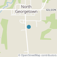 Map location of 4128 North St, North Georgetown OH 44665