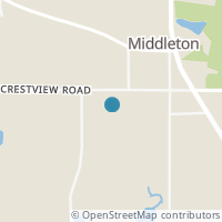 Map location of 44899 Crestview Rd, Columbiana OH 44408