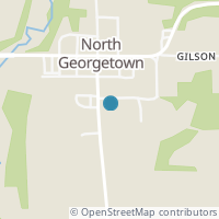 Map location of 4106 North St, North Georgetown OH 44665